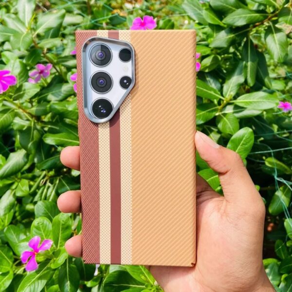 LUXO Life Carbon Fiber Texture Matte Bumper Samsung Case