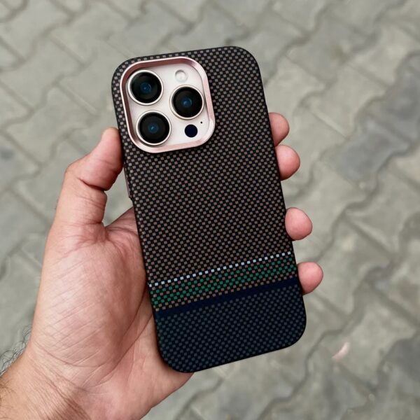 LUXO Life Carbon Fiber Texture Matte Bumper iPhone Case