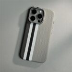 LUXO Life Carbon Fiber Texture Matte Bumper iPhone Case