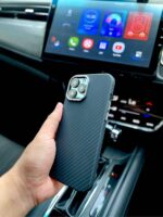 LUXO Life Carbon Fiber Texture Matte Bumper iPhone Case - Image 2