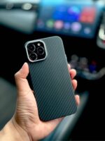 LUXO Life Carbon Fiber Texture Matte Bumper iPhone Case - Image 3