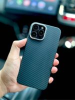 LUXO Life Carbon Fiber Texture Matte Bumper iPhone Case - Image 4