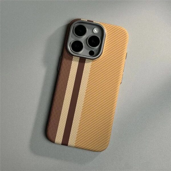 LUXO Life Carbon Fiber Texture Matte Bumper iPhone Case