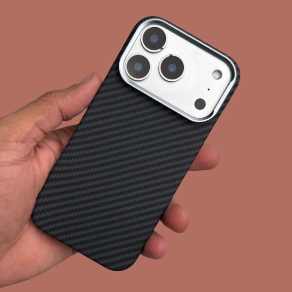 LUXO Life Carbon Fiber Texture Matte Bumper iPhone Case