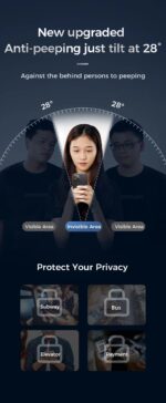 Joyroom Anti-Spy Privacy Glass Protector for iphone - Image 6