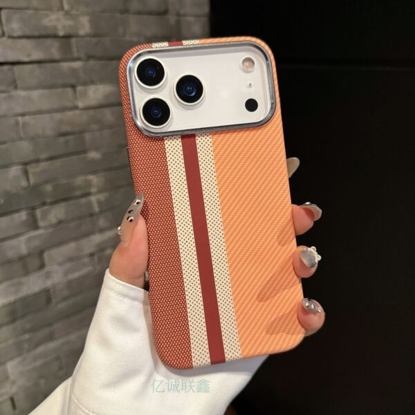 LUXO Life Carbon Fiber Texture Matte Bumper iPhone Case