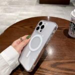 Magnetic Transparent Case For iPhone Wireless Charging Cover - Image 2