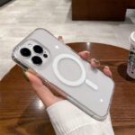 Magnetic Transparent Case For iPhone Wireless Charging Cover - Image 3