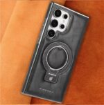 RIMBMAX Samsung Luxurious Classic PU Leather Magnet Mattel Stand Magsafe Case - Image 2