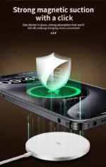 Luxury Leather Magsafe Side Metal Frame Aluminum Frame Shockproof Cover - Image 5