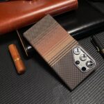 LUXO Life Carbon Fiber Texture Matte Bumper Samsung Case - Image 5