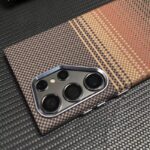LUXO Life Carbon Fiber Texture Matte Bumper Samsung Case - Image 2