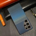 LUXO Life Carbon Fiber Texture Matte Bumper Samsung Case - Image 2