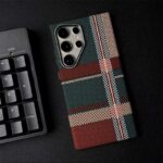 LUXO Life Carbon Fiber Texture Matte Bumper Samsung Case