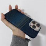 LUXO Life Carbon Fiber Texture Matte Bumper iPhone Case - Image 5