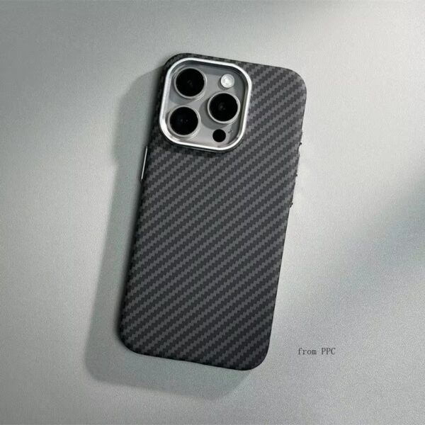 LUXO Life Carbon Fiber Texture Matte Bumper iPhone Case