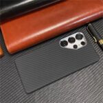 LUXO Life Carbon Fiber Texture Matte Bumper Samsung Case - Image 4