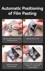 Joyroom  Camera Lens Protective Glass Film For iPhone 16 pro / 16 pro max - Image 10