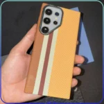 LUXO Life Carbon Fiber Texture Matte Bumper Samsung Case - Image 3