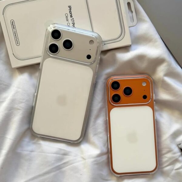 For iPhone 17 Pro / iPhone 17 Pro Max Crystal Clear IC MagSafe Case with camera button